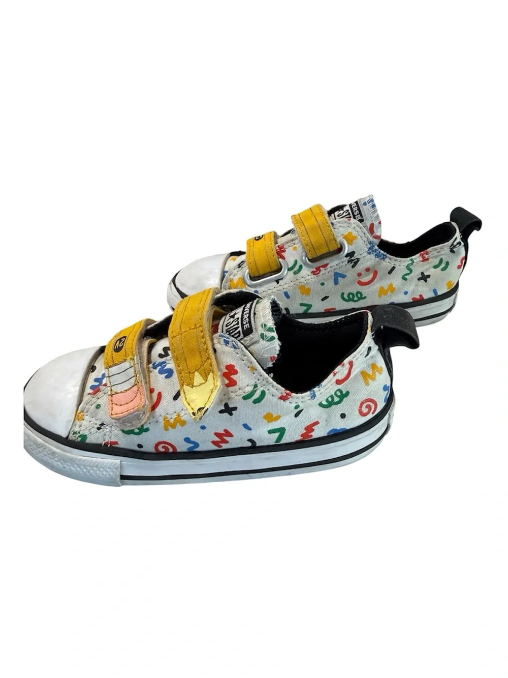 Converse Chuck Taylor All Star Easy-On Doodles Sneakers in Kids Size 8